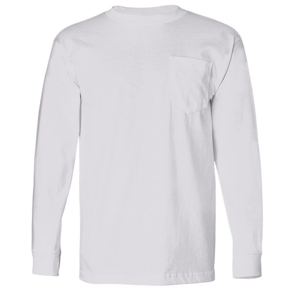 Unisex USA-Made Long Sleeve Pocket T-Shirt Thumbnail