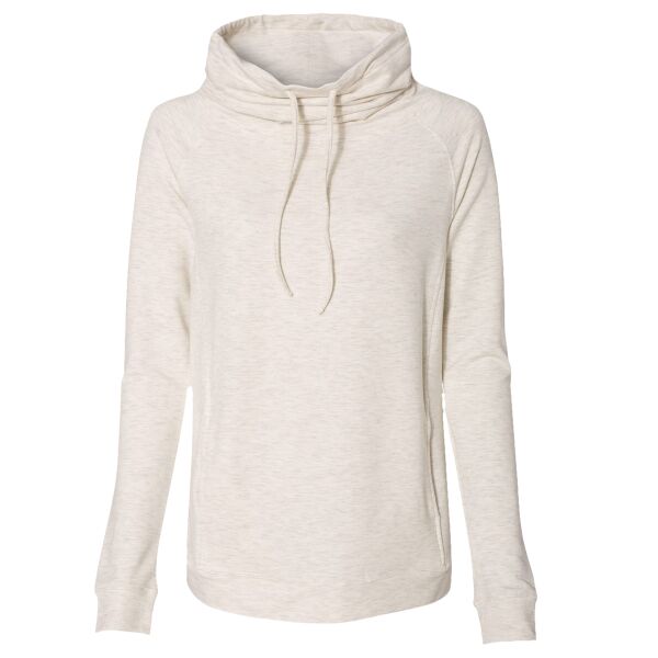 Women’s HeatLast™ Fleece Faux Cashmere Funnel Neck Sweatshirt Thumbnail
