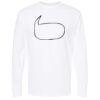 Unisex Gold Soft Touch Long Sleeve T-Shirt Thumbnail